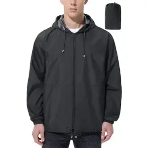 Waterproof Hooded Rain Jacket